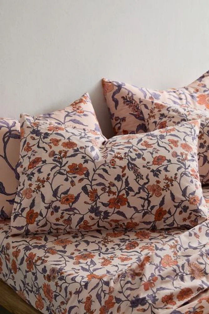 Ella Vine Floral Pillowcase Set