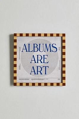 Checkered 12-Inch Vinyl Album Frame