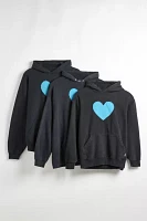 Urban Renewal Remade Heart Patch Hoodie Sweatshirt