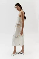 Urban Renewal Remade Embroidered Midi Skirt