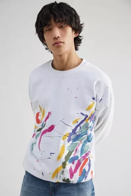 Urban Renewal Remade Painted Crew Neck Sweatshirt