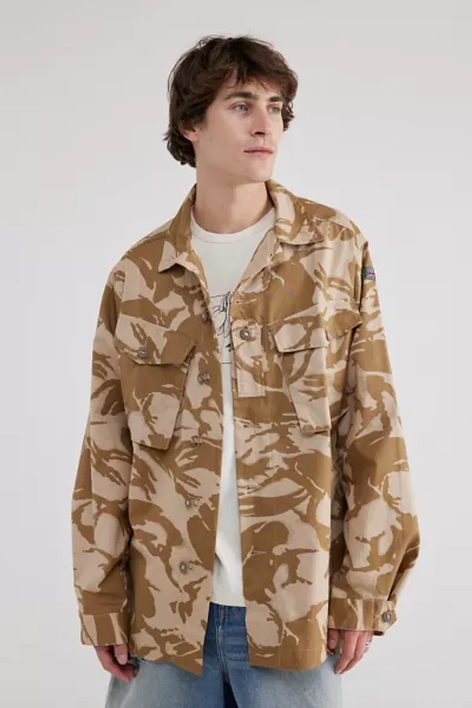 Urban Renewal Vintage United Kingdom Camo Shirt Jacket