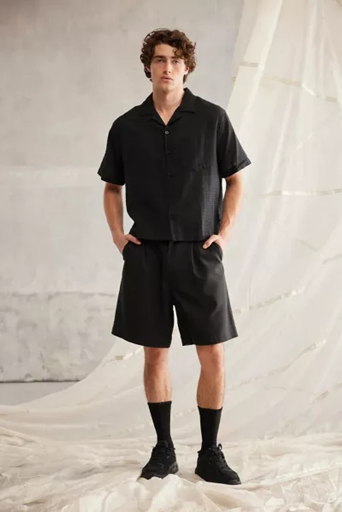 Standard Cloth Liam Cropped Short Sleeve Shirt