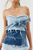 Urban Renewal Remade Pieced Denim Mini Dress