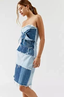 Urban Renewal Remade Pieced Denim Mini Dress