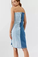 Urban Renewal Remade Pieced Denim Mini Dress