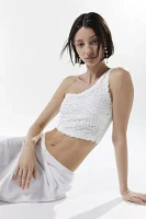 4th & Reckless Mae Crochet Cropped Top