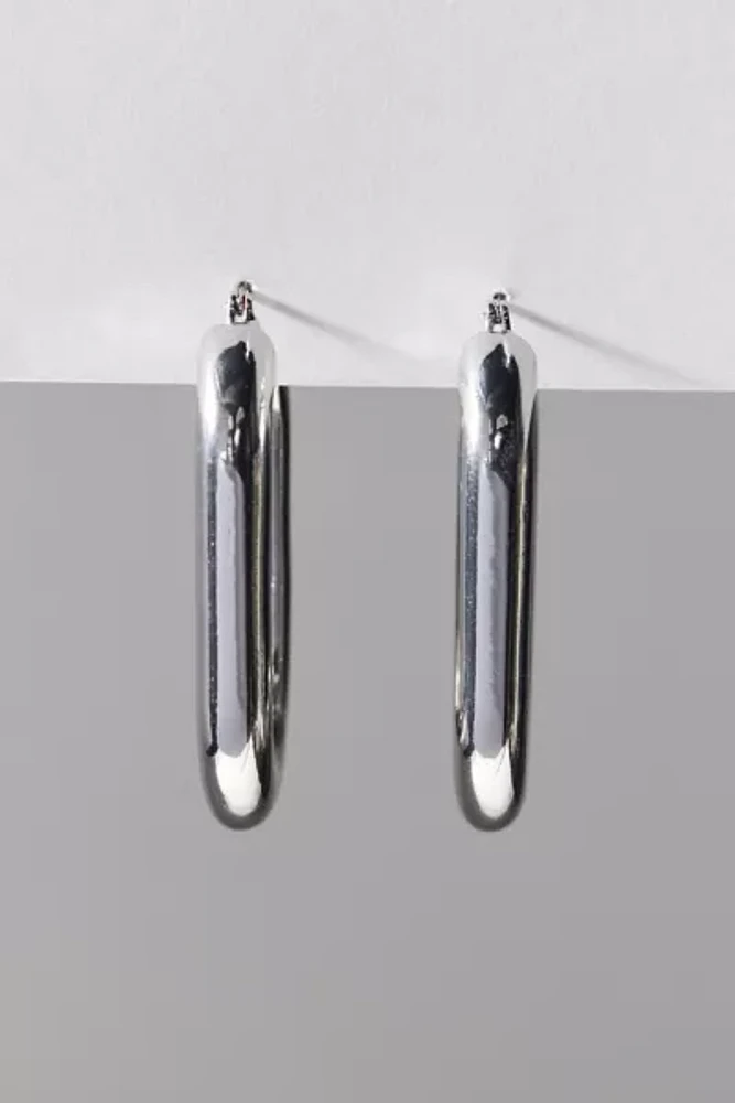 Silence + Noise Oval Hoop Earring