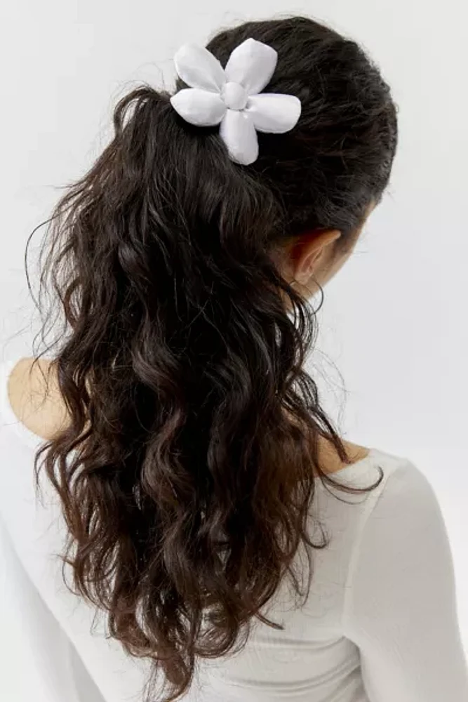 Puffy Floral Hair Clip