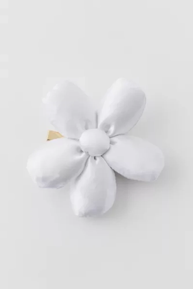 Puffy Floral Hair Clip