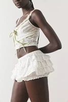 Out From Under Dolce Verano Ruffle Bloomer Micro Short