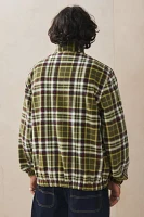 iets frans... Green Check Fleece Jacket