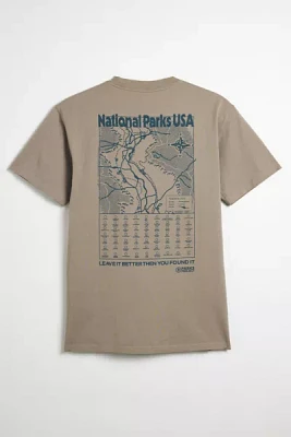 Parks Project Trail Map Graphic Tee