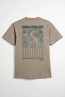 Parks Project Trail Map Graphic Tee