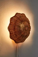 Pierce Rattan Sconce