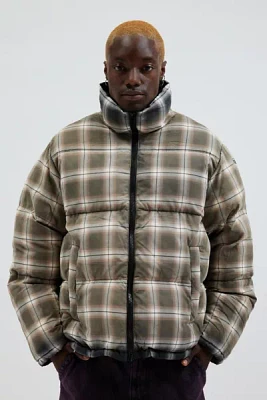 Diesel W-Raveel Check Padded Puffer Jacket