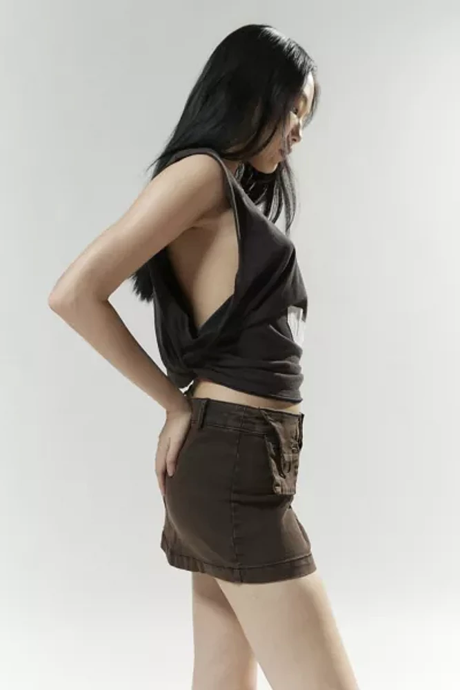 Miaou UO Exclusive Mac Denim Micro Mini Skirt