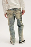 GUESS ORIGINALS Acid Wash Denim Carpenter Jean