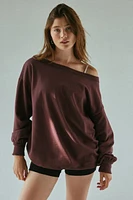 Out From Under Imani Oversized Off-The-Shoulder Sweatshirt