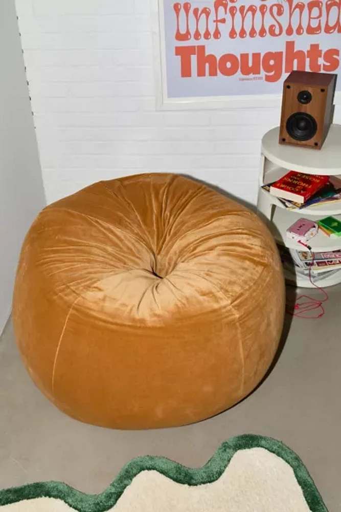 Ella Rose Luxe Velvet Bean Bag Chair