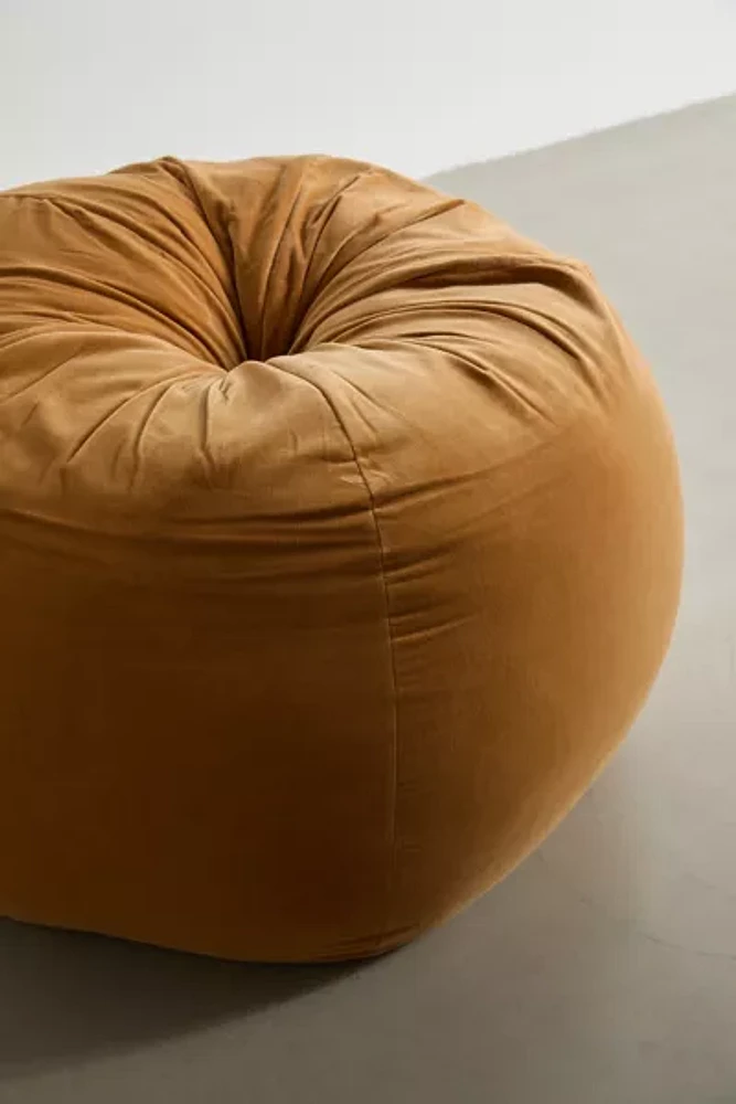 Ella Rose Luxe Velvet Bean Bag Chair