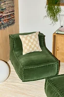 Evelyn Velvet Bean Bag Lounge Chair