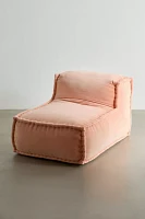 Evelyn Velvet Bean Bag Lounge Chair