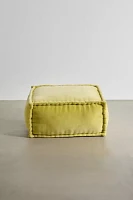 Evelyn Velvet Bean Bag Ottoman