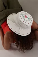 UO Embroidered Rose Bucket Hat