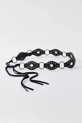 UO Studded Leather Tie Belt