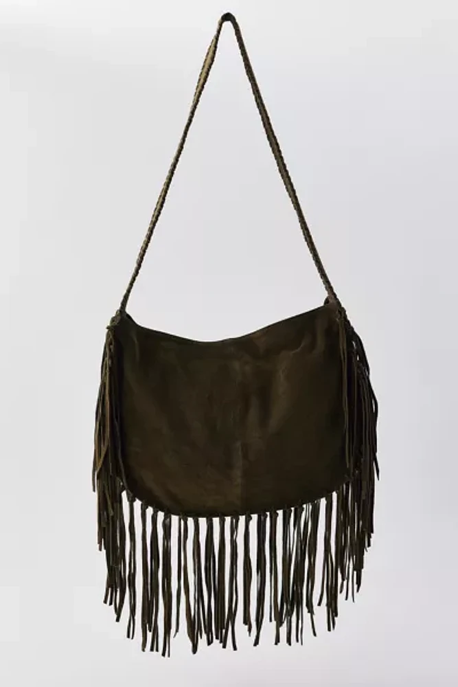 Silence + Noise Bettina Suede Hobo Bag