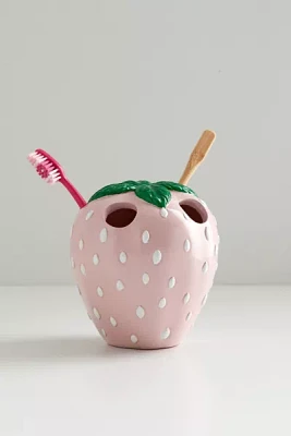 Strawberry Resin Toothbrush Holder