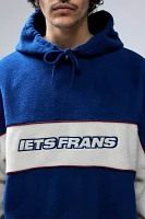 iets frans... Panel Fleece Hoodie Sweatshirt