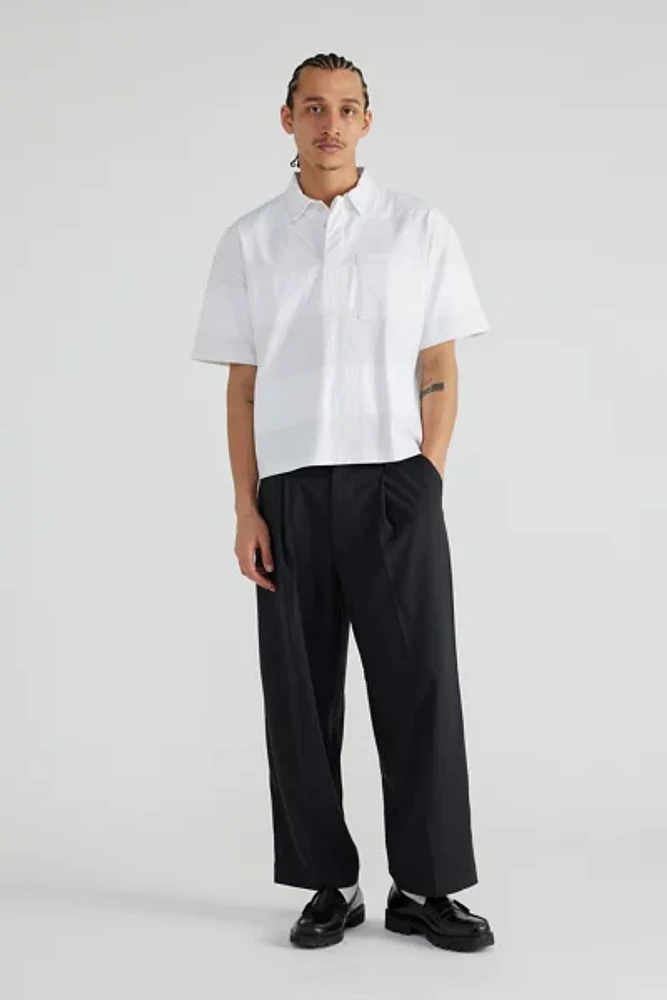 Standard Cloth Jason Cropped Pleated Trouser Pant