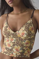 Out From Under Je T'aime Mesh Cropped Cami