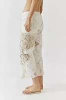 Kimchi Blue Heather Embroidered Lace Pull-On Pant