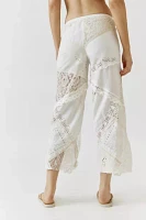 Kimchi Blue Heather Embroidered Lace Pull-On Pant