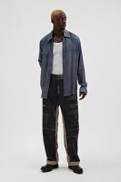 Diesel Schulz Printed Jean Pattern Paneled Pant