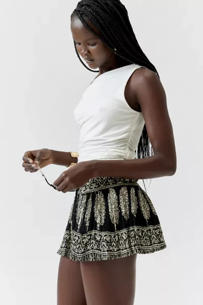 Urban Renewal Remade Gauze Micro Mini Skirt