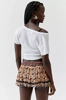 Urban Renewal Remade Gauze Micro Mini Skirt