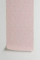 UO Home Pretty Bows Peach Removable Wallpaper