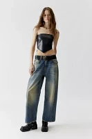 Urban Renewal Remade Leather Tie-Back Tube Top