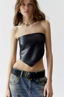 Urban Renewal Remade Leather Tie-Back Tube Top