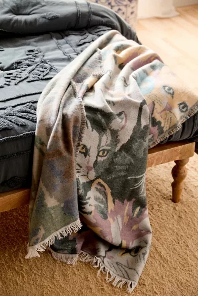 Emile Cozy Art Throw Blanket