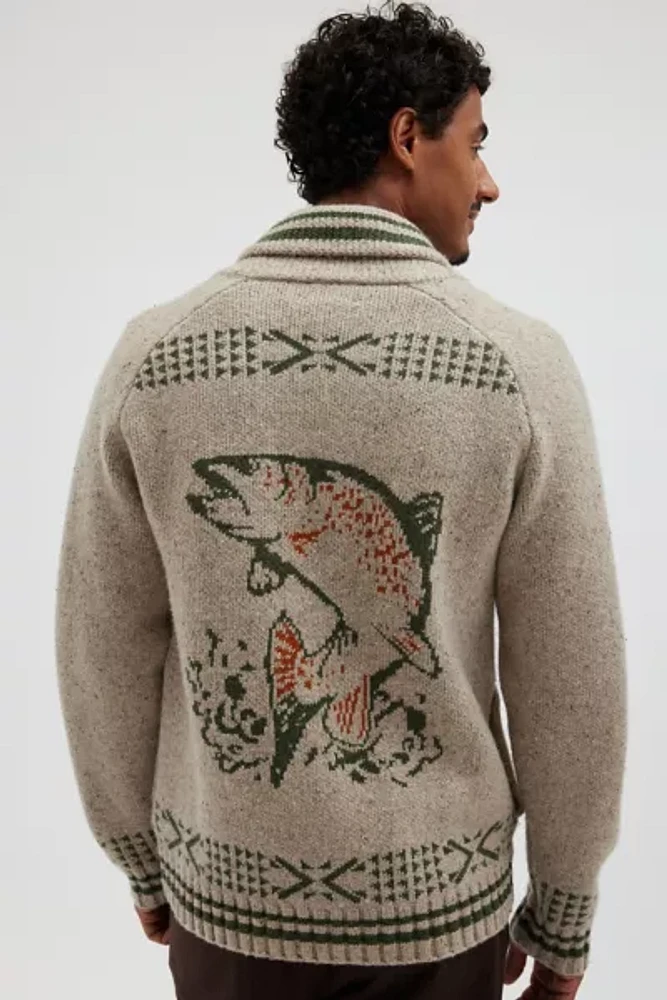 Pendleton Salmon Falls Zip Cardigan