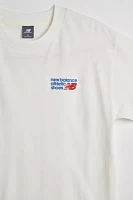 New Balance Athletic Shoes Embroidered Logo Tee