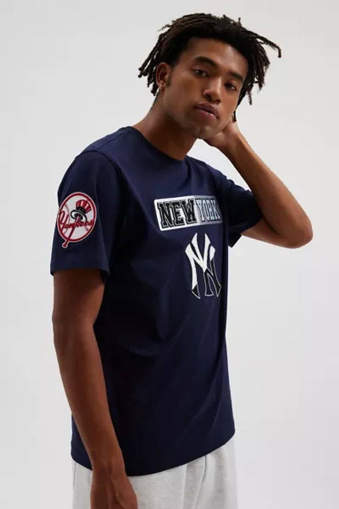 Pro Standard New York Yankees Split Team Logo Tee