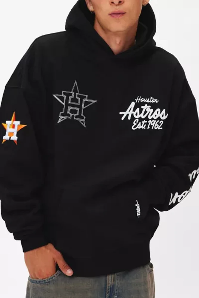 Pro Standard Houston Astros Paint The City Graphic Hoodie Sweatshirt