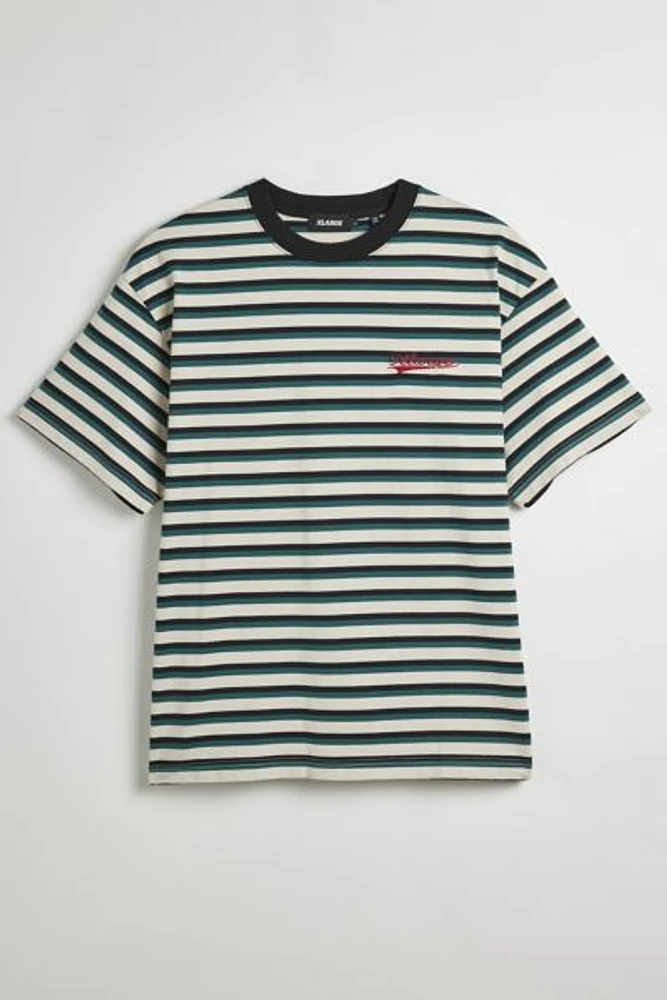 XLARGE Baseball Logo Striped Tee