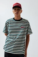 XLARGE Baseball Logo Striped Tee